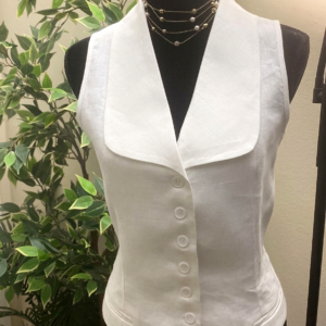 White bodice linen