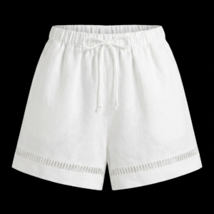 White short pant linen